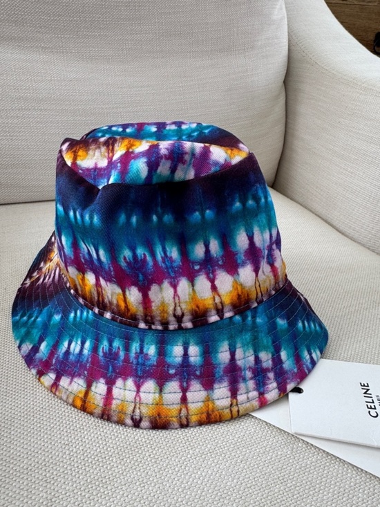 NWT Celine Tie Dye Bucket Hat Size S